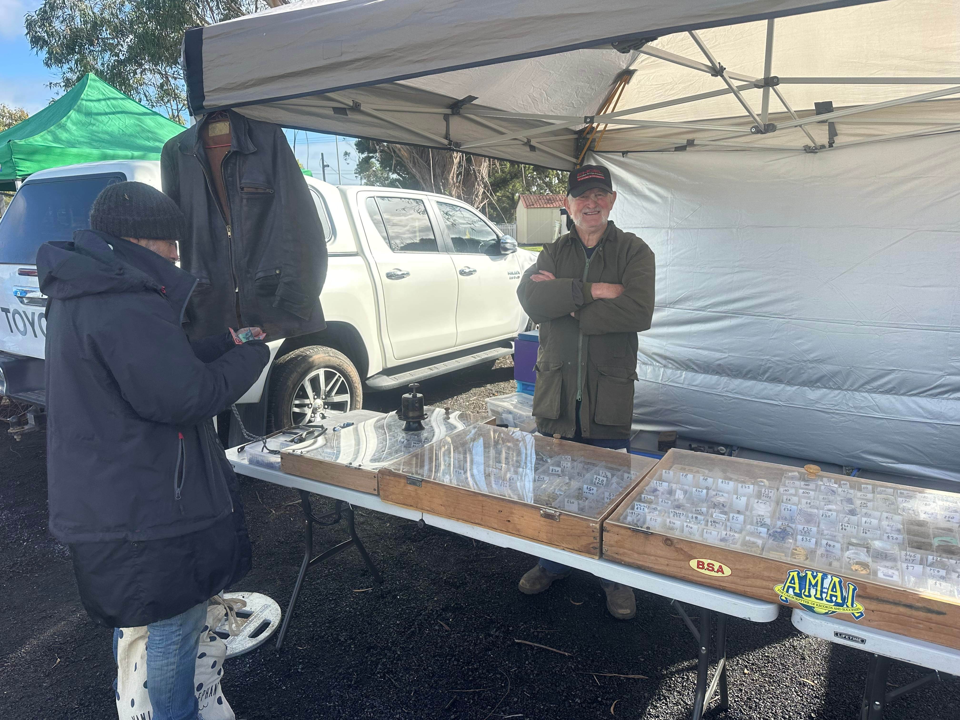 Out and About - John's Stall