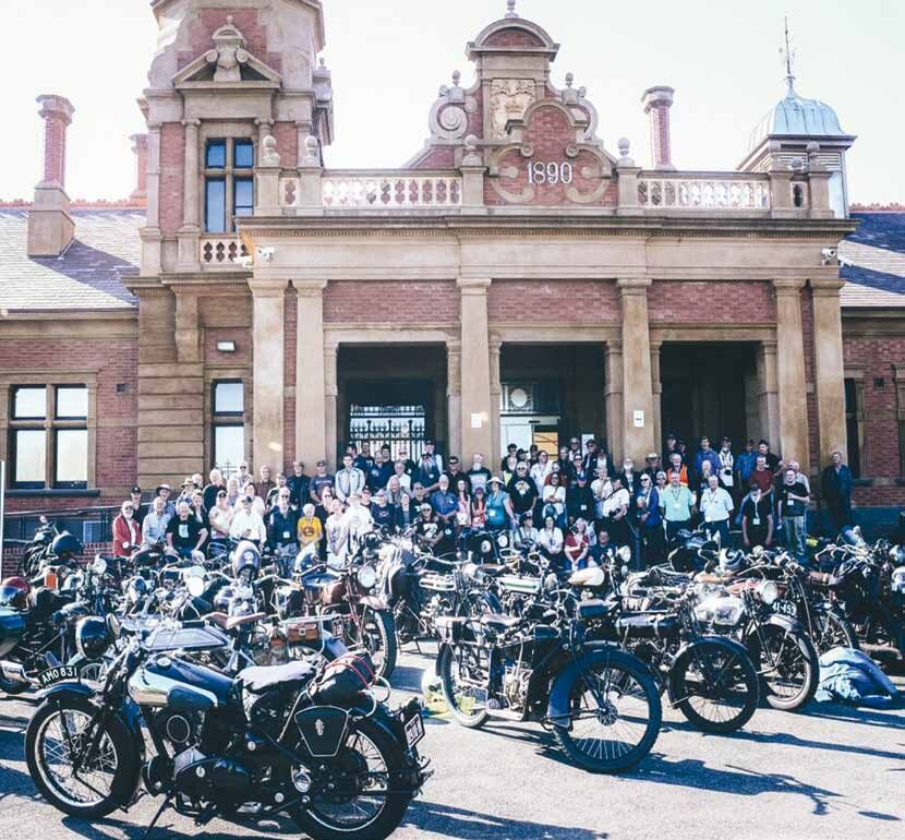 Maryborough 50th Rally outside Train Station